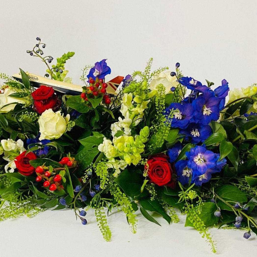 Red, White & Blue Coffin Spray