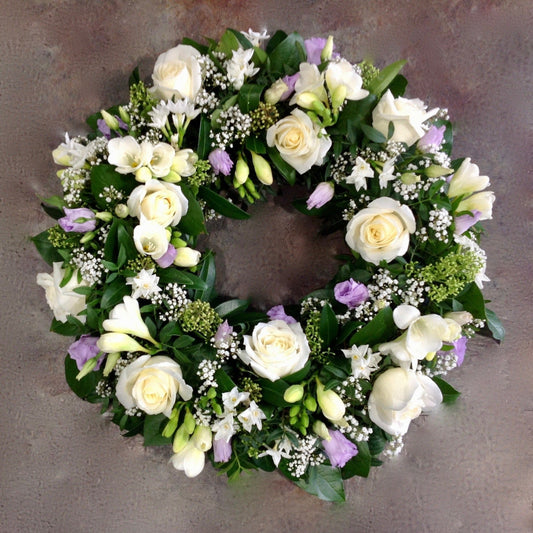 A Hint of Lilac Wreath