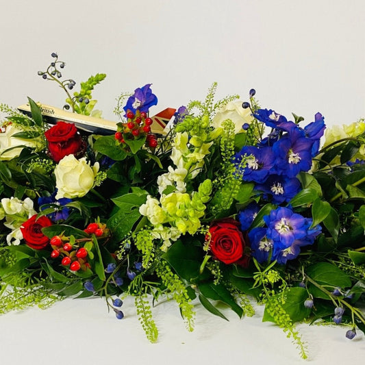 Red, White & Blue Coffin Spray